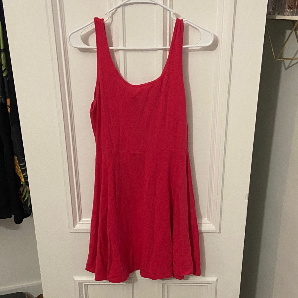 Express Vibrant Red Mini Dress